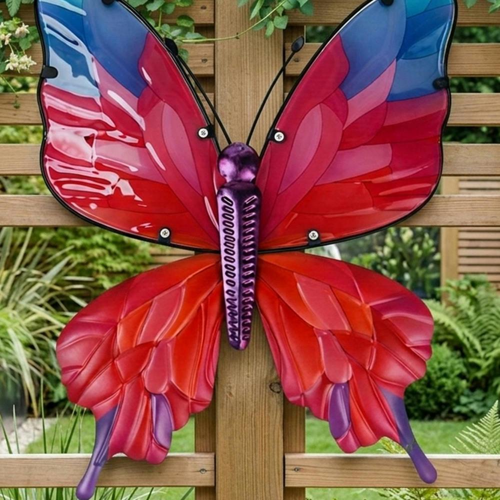 Garden Greatness Vibrant Butterfly Wall Decor Piece