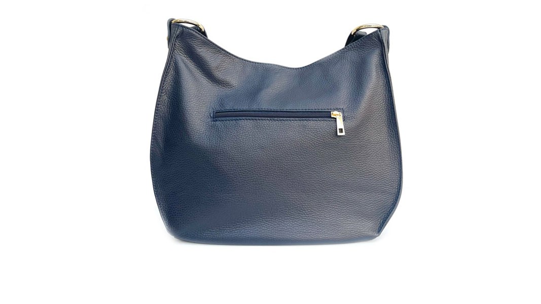 Apatchy London The Harriet Leather Hobo Bag - Navy