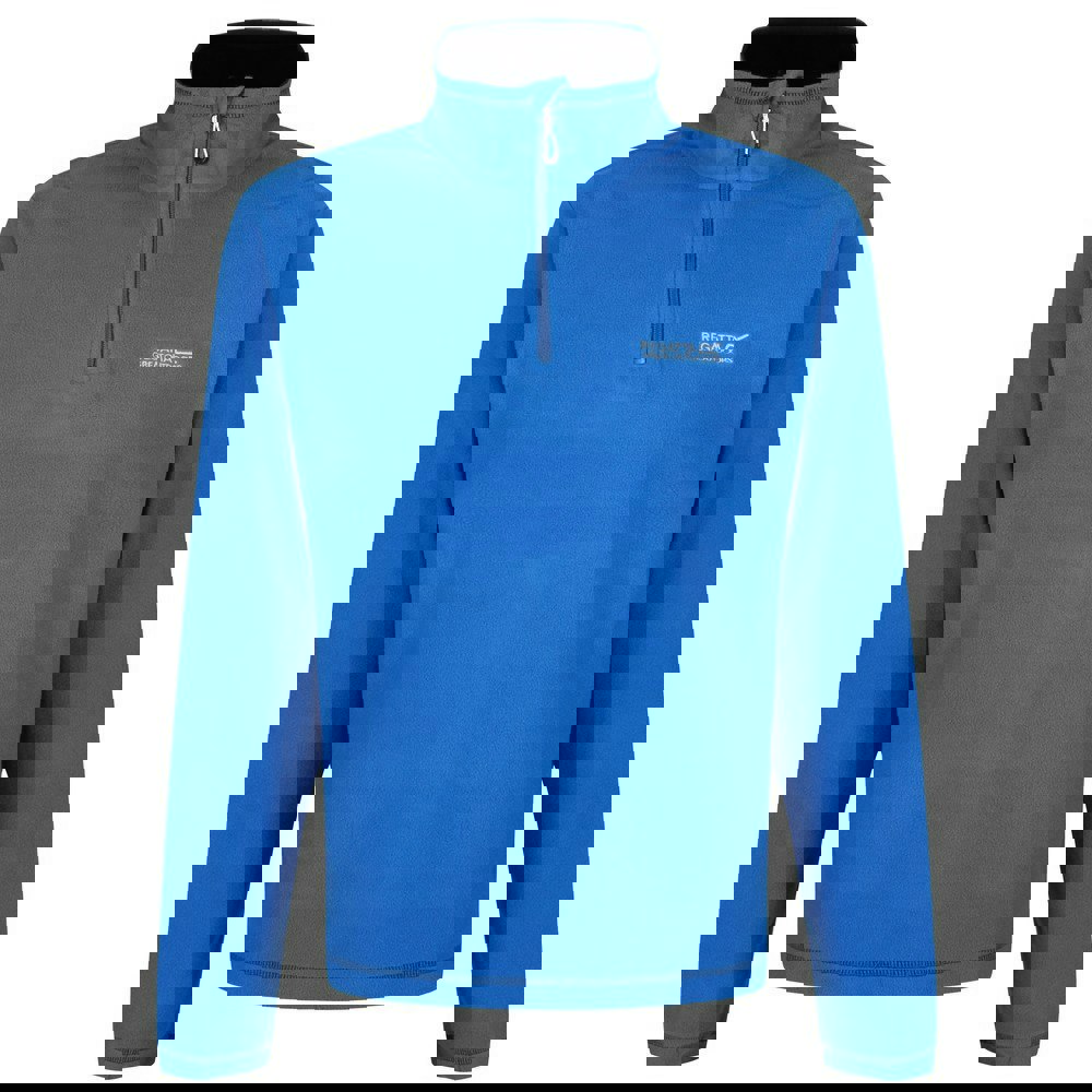 Regatta Great Outdoors Mens Thompson Half Zip Fleece Top - Oxford Blue