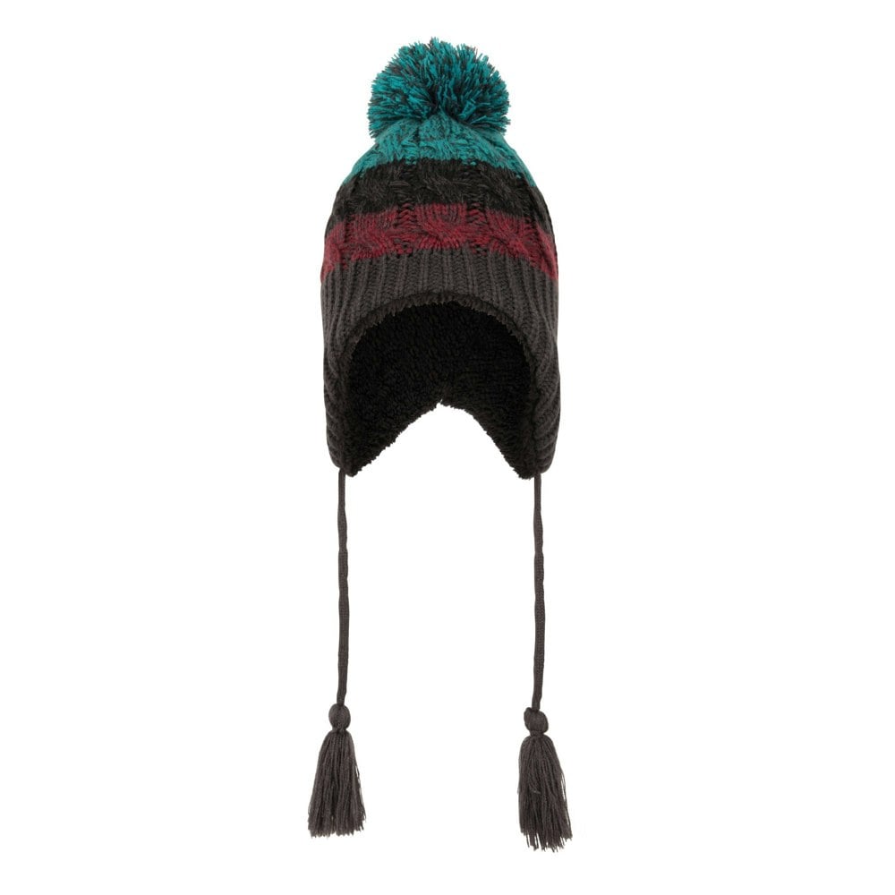 Mountain Warehouse Mens Colour Block Sherpa Lined Trapper Hat - Grey