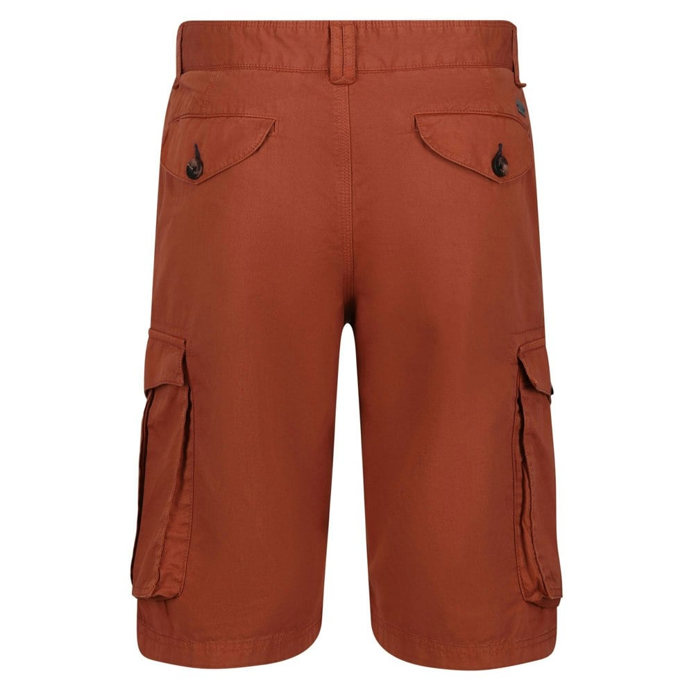 Regatta Mens Shorebay Vintage Cargo Shorts - Baked Clay