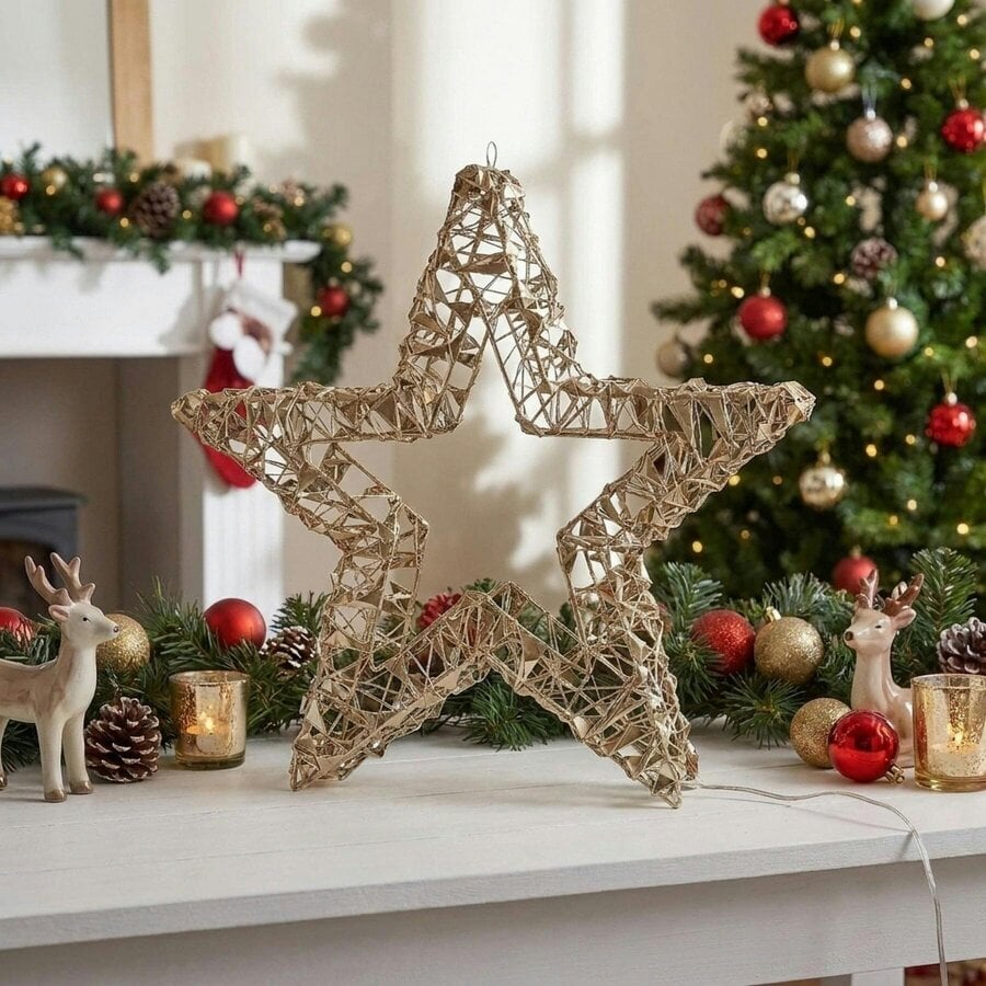 Garden Greatness Transform Illuminated Star Decor