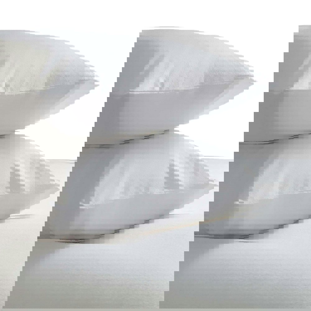 Belledorm Brushed Cotton Housewife Pillowcase (Pair) - White