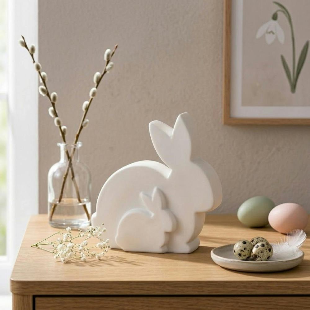 Garden Greatness Springtime Bunnies Light Up Decoration