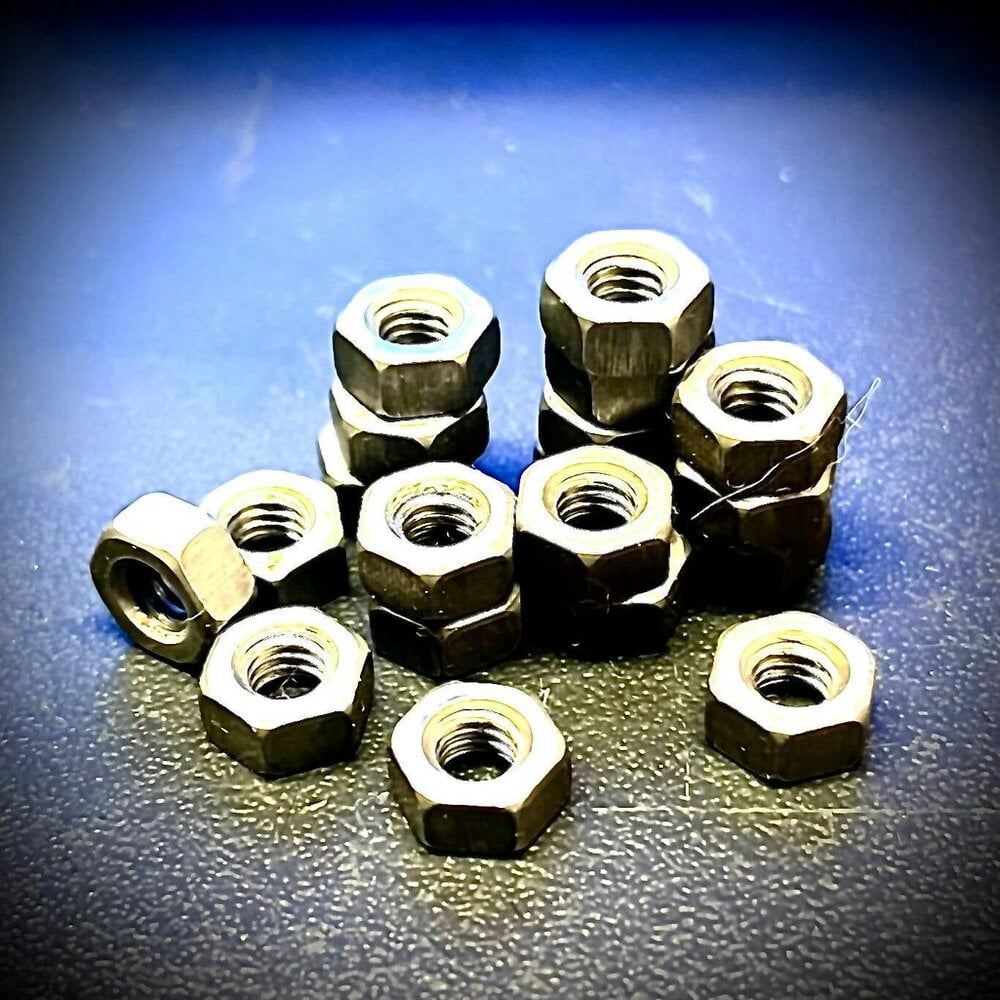 Fixaball BA Hexagon Nuts Full Mild Steel 0BA 2BA 4BA