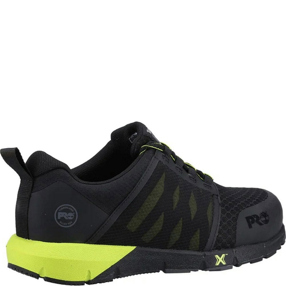 Timberland Mens Radius Work Trainers - Black/Hi Vis Yellow