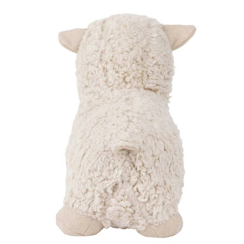Paoletti Shearling Sheep Doorstop - White