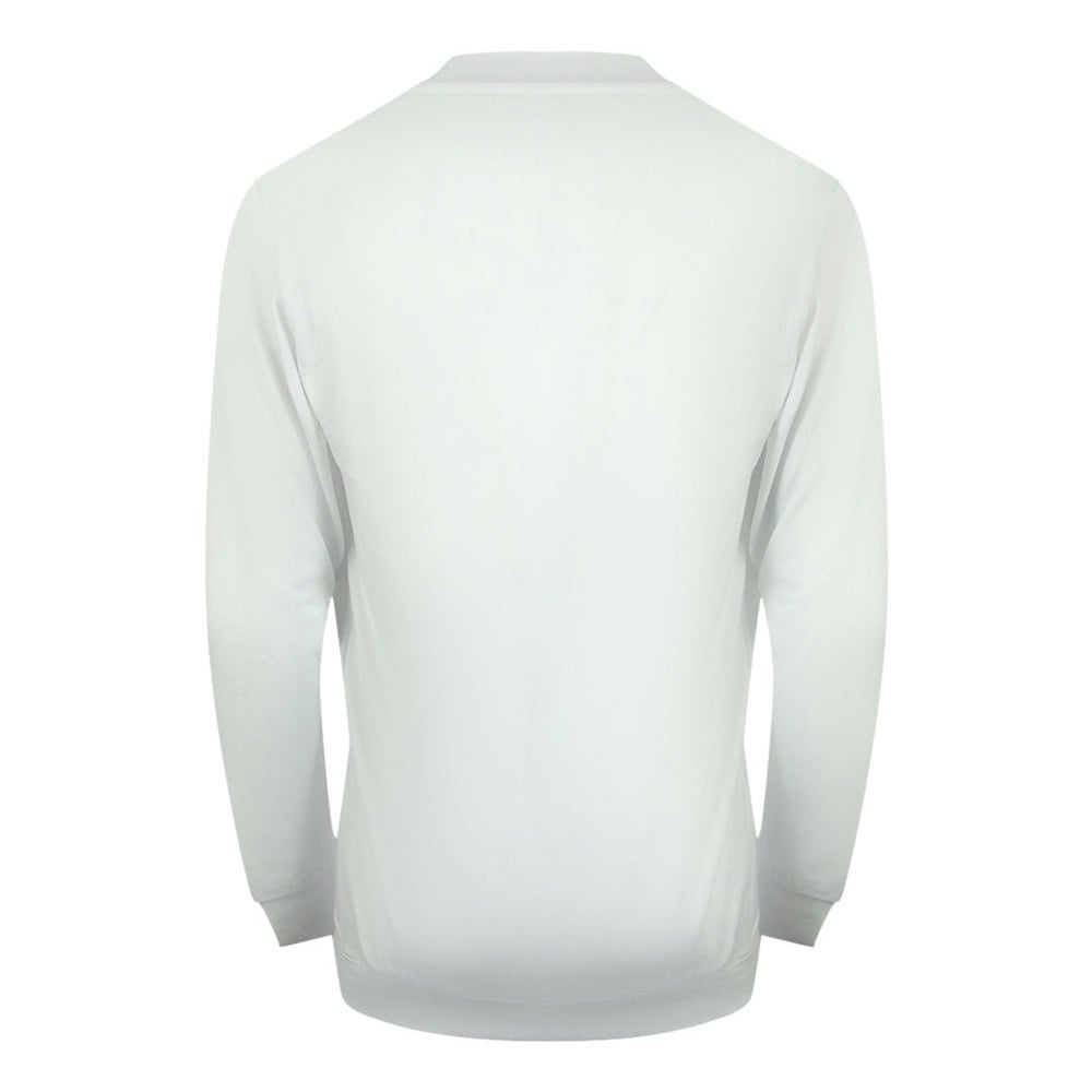 Cavalli Class Paisley Leopard Design Off White Sweatshirt