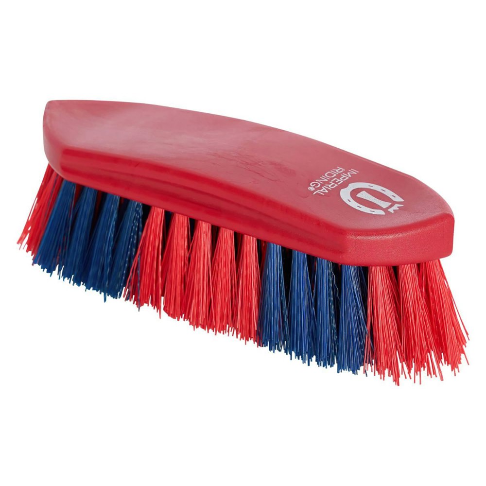 Imperial Riding Two Tone Horse Dandy Brush - Tango Red