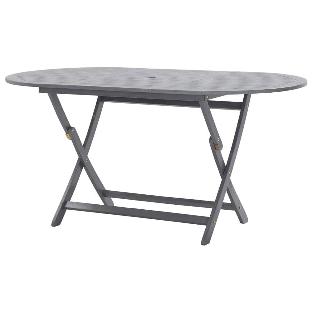 Berkfield Folding Garden Table 160x85x75 cm Solid Acacia Wood