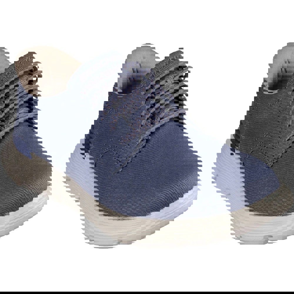 Skechers Garza Clive Cotton Men's Blue Lace-Up Shoes