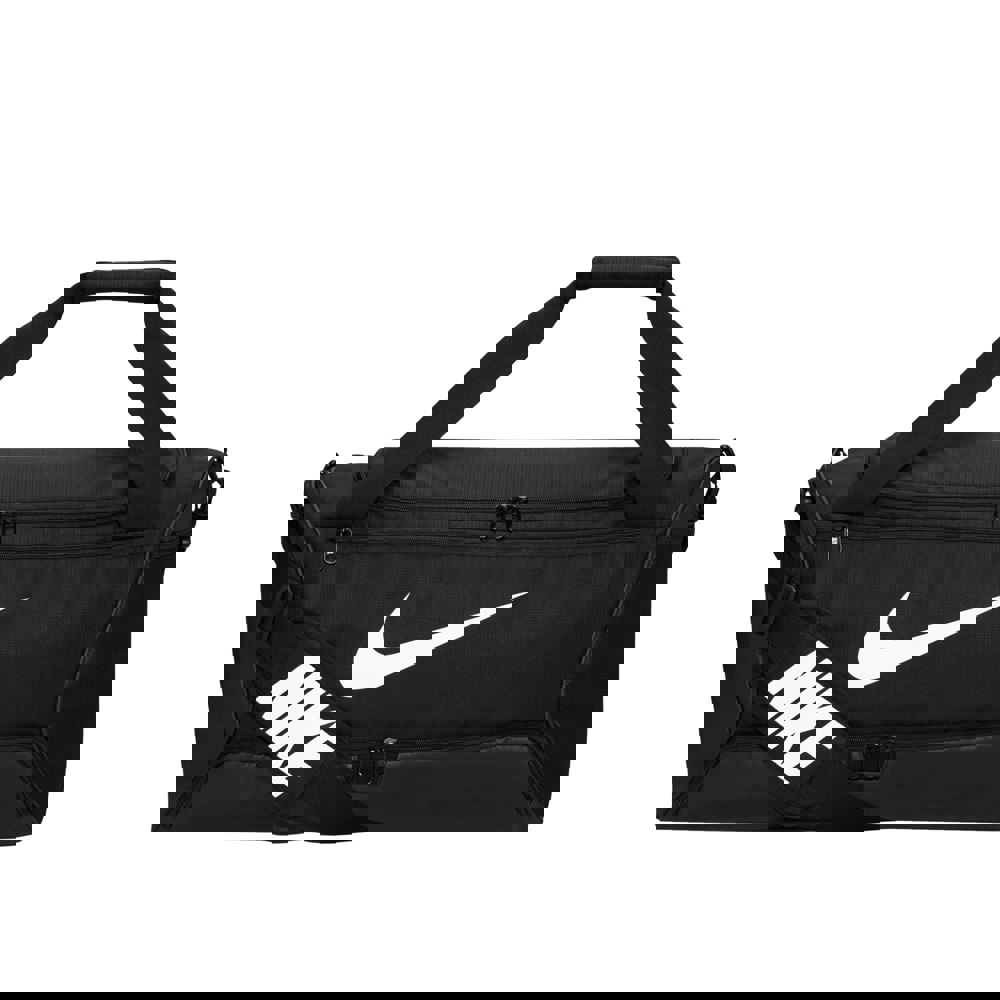 Nike Brasilia Swoosh Training 60L Duffle Bag - Black/White