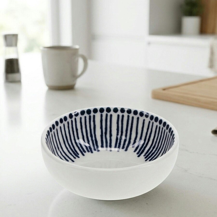 Garden Greatness Beaded lIned Patterned Dipping Bowl