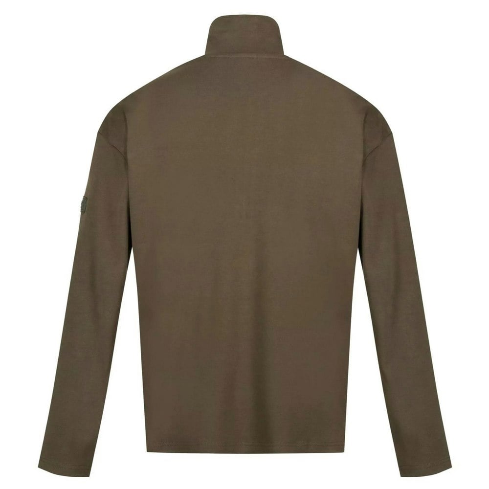 Regatta Mens Ferdo Fleece Top - Dark Khaki