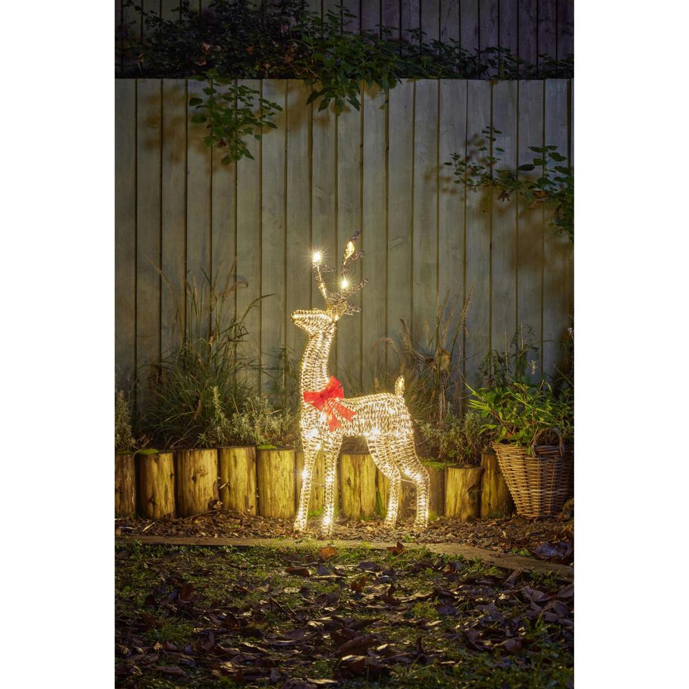 Scotts of Stow GlitterTwist Gold Reindeer 80cm LV