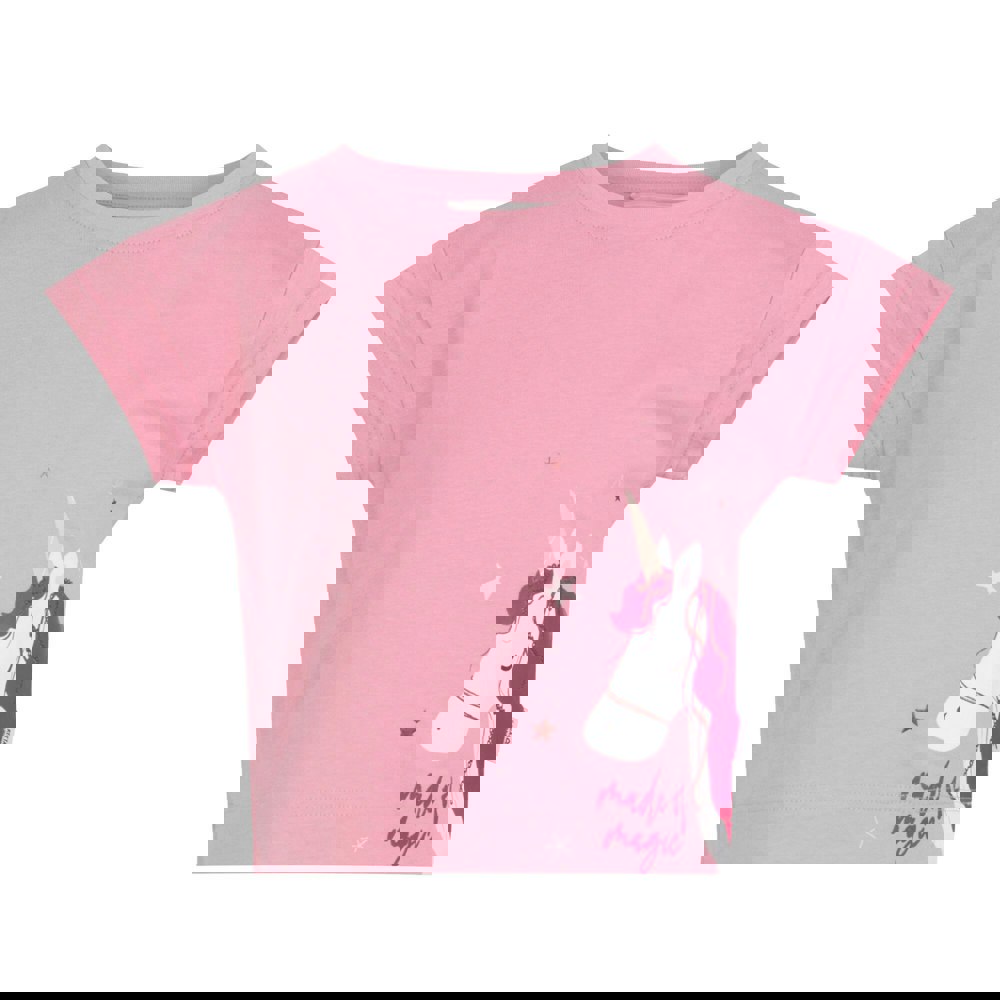 Regatta Kids Animal Luna The Unicorn T-Shirt - Sweet Pink