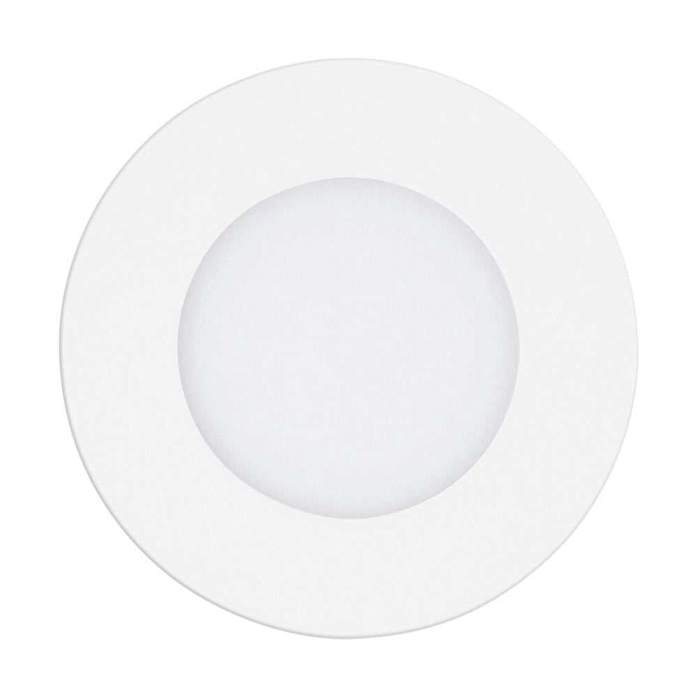 Wall Flush Ceiling Light Colour White Shade White Plastic Bulb LED 5W Included Loops