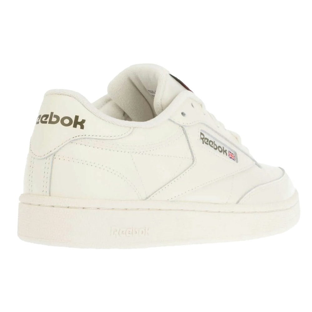 Reebok Mens Club C 85 Leather Trainers - Chalk