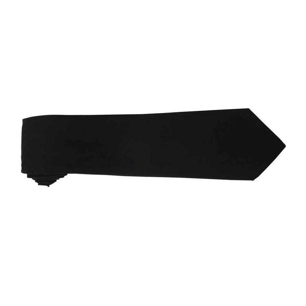 Premier Tie - Men Plain Work Tie - Black