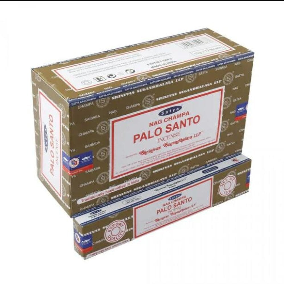 Satya Palo Santo Incense Sticks, Pack of 12