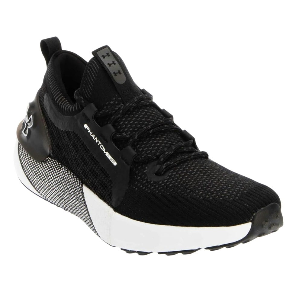 Under Armour Mens Hovr Phantom 3 SE Running Shoes - Black/White
