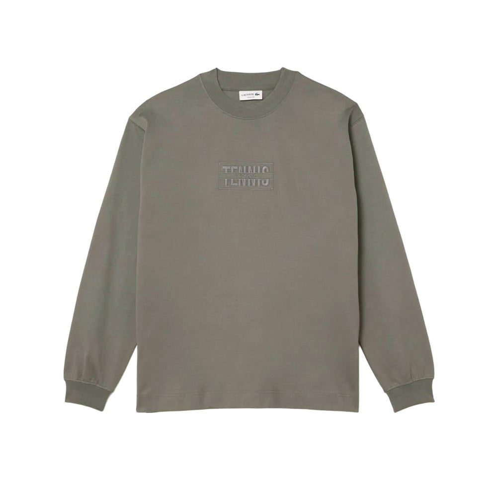Lacoste Unisex Adult Cotton Loose Fit Sweatshirt - Grey