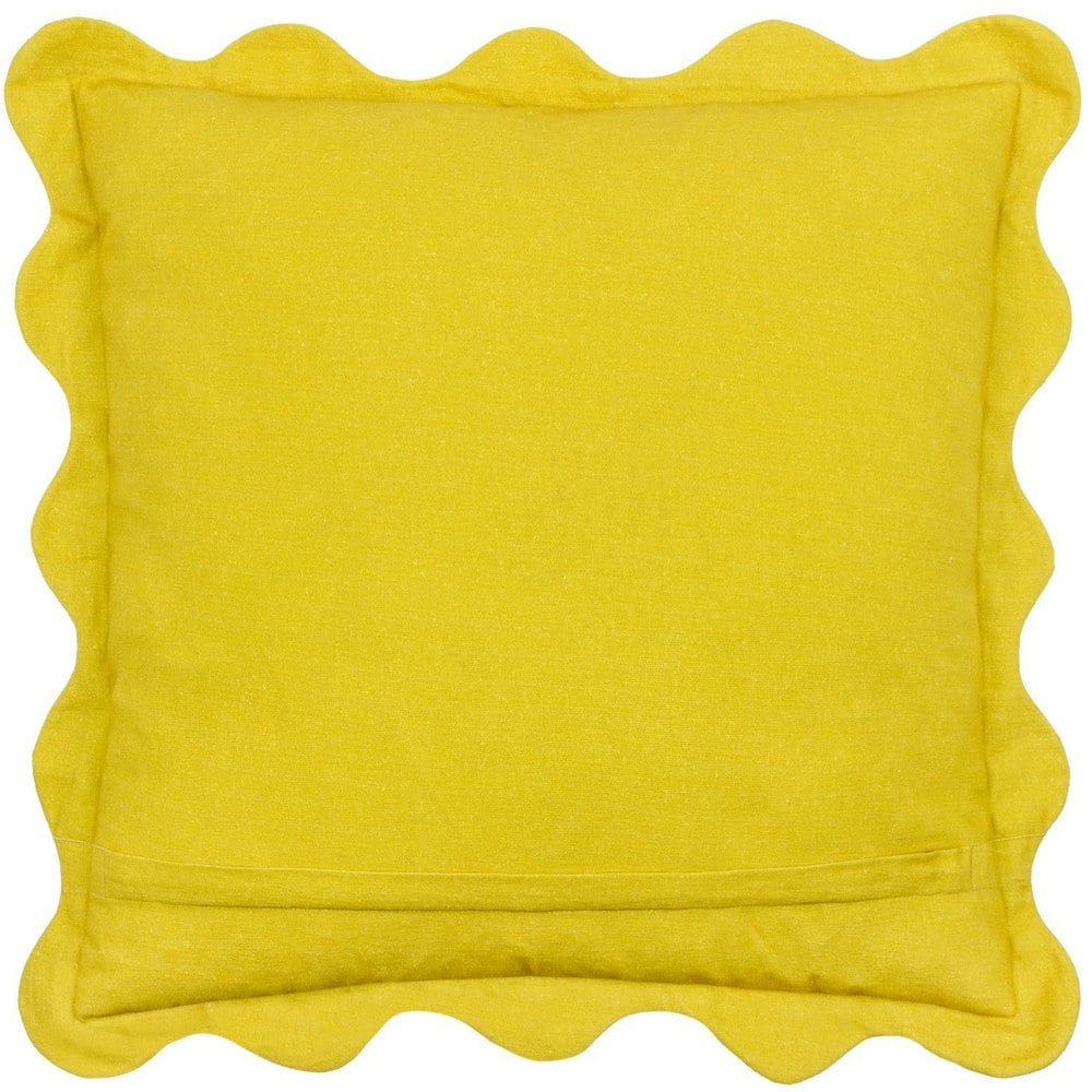 Furn Scalloped Crustaceans Cushion Cover - Aqua/Green