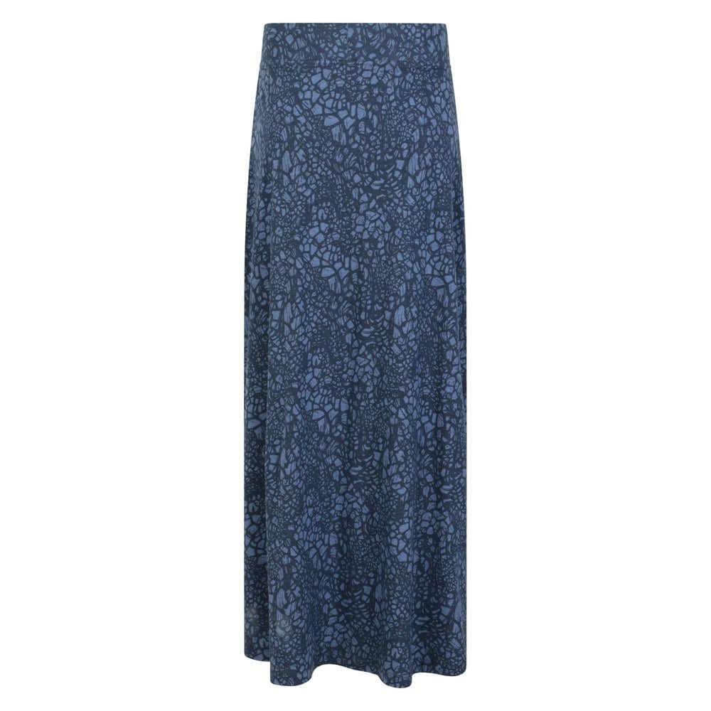Mountain Warehouse Women's Shore Jersey Long Skirt - Dark Blue