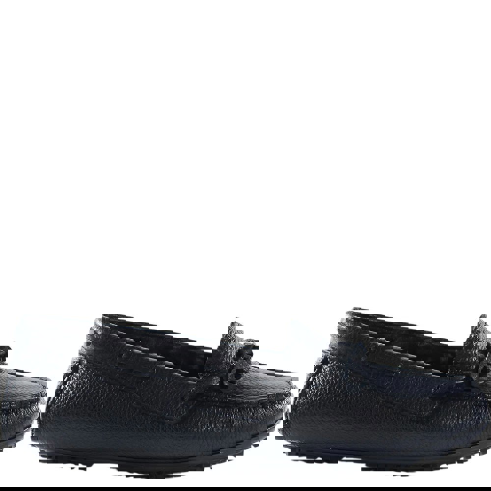 Bally Womens Fur Lined Flats in Black