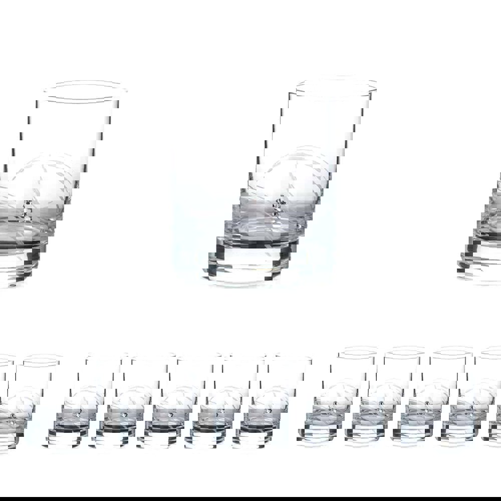 Diamante 4011.836 Atlantis Short Tumblers Adorned with Swarovski® Crystals - Set of 6