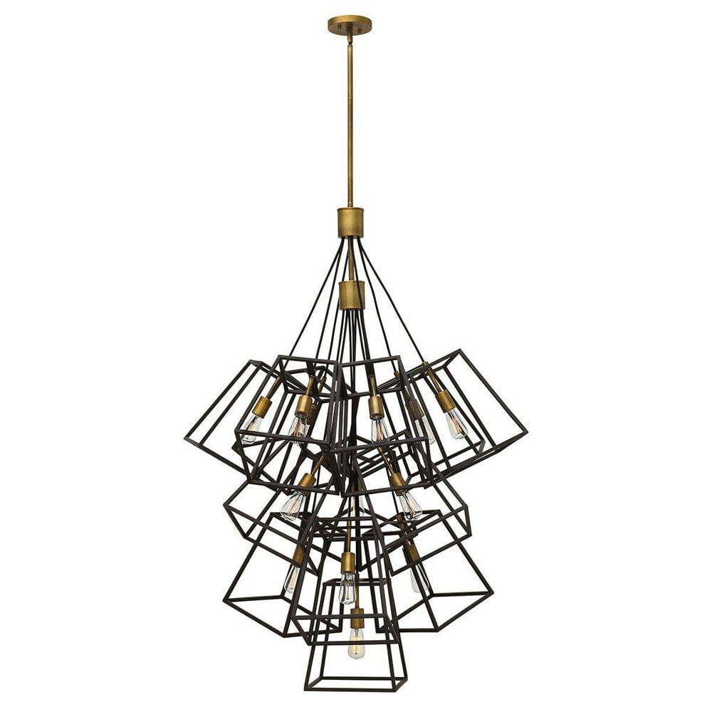 13 Bulb Chandelier Hanging Pendant LIght Bronze LED E27 60W Bulb Loops