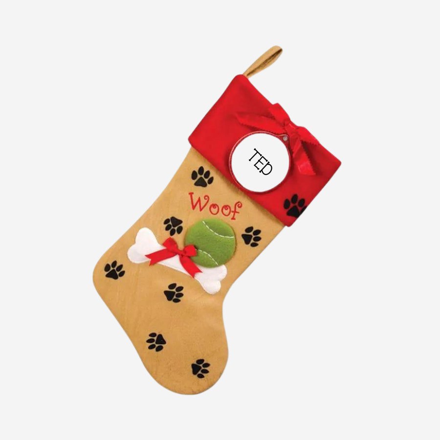 Diletto Gifts DIY Personalised Dog Christmas Stocking