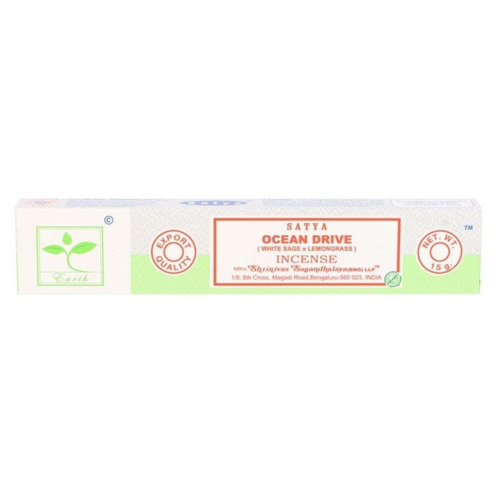 Serano 6 Packs of Ocean Drive Earth Incense by Satya