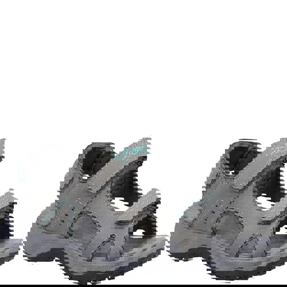 Cotswold Womens/Ladies Freshford Recycled Sandals - Grey/Turquoise