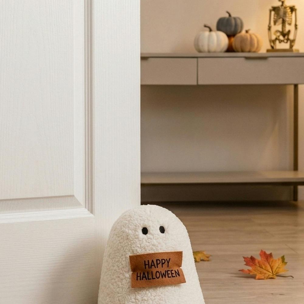 Garden Greatness Gideon The Ghost Happy Halloween Door Stop