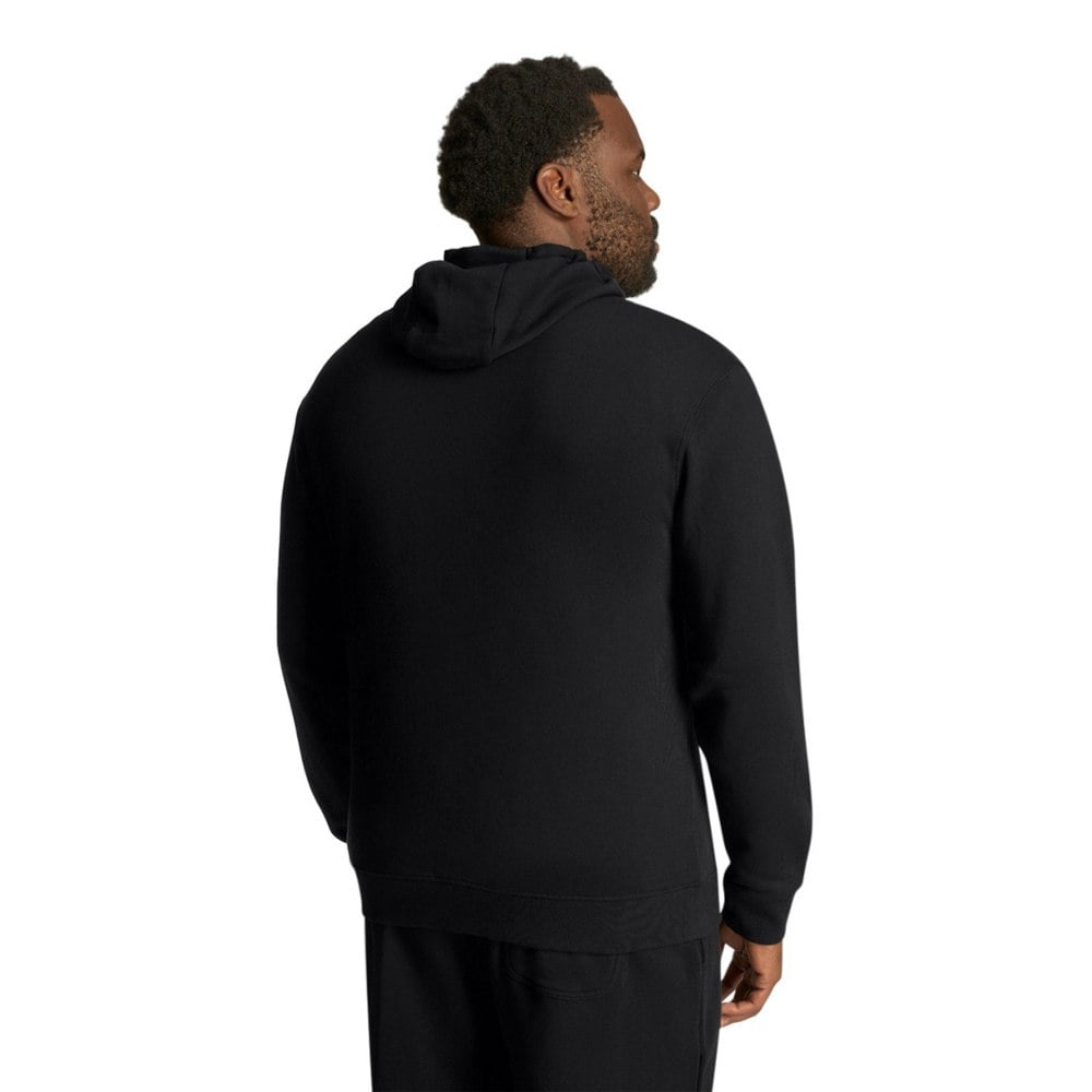 Lyle & Scott Mens Plus Full Zip Hoodie - Jet Black