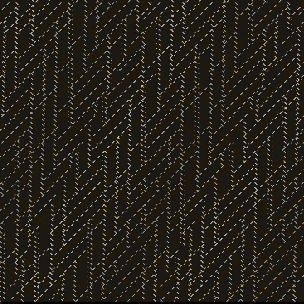 Tapet Cafe Tile brown / gold