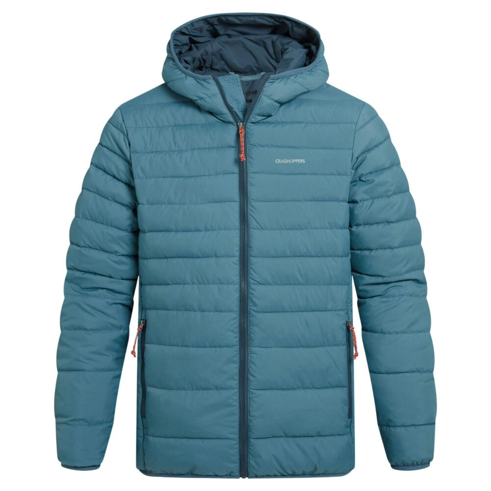 Craghoppers Mens Compresslite IX Hooded Padded Jacket - Winter Storm - L - Winter Storm - 100% Recycled Polyester