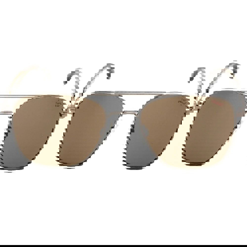 Hugo Boss Brown Lens Matte Brown Sunglasses