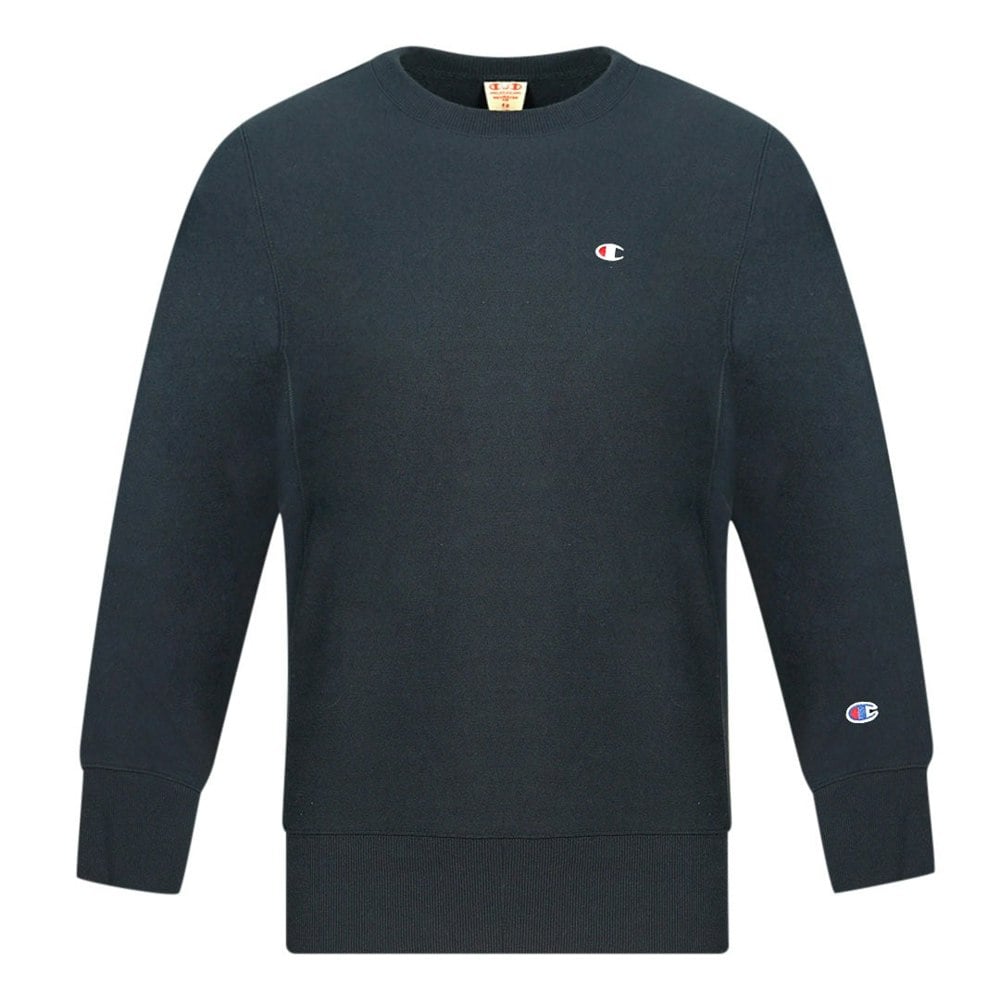 Champion Small Logo Sweatshirt - Navy Blue