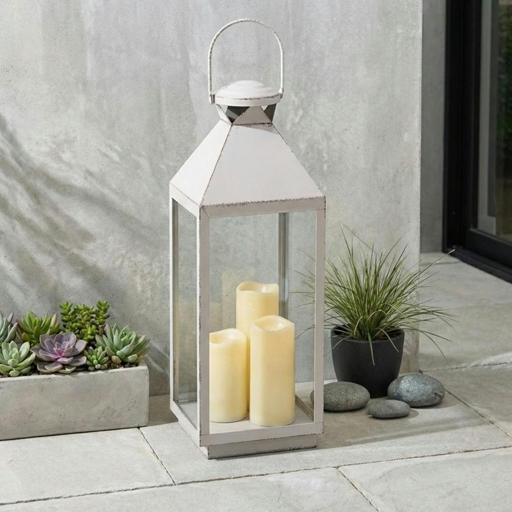 Garden Greatness Lunaria Oslo Flickering Candle Lantern
