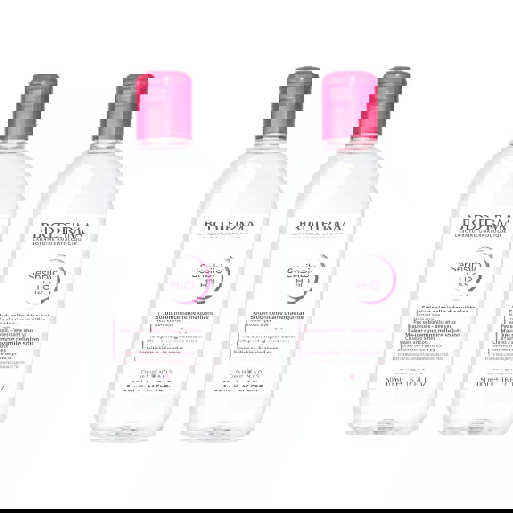 Bioderma Sensibio Cleansing Micellar Water Sensitive Skin 500ml (Pack of 2)