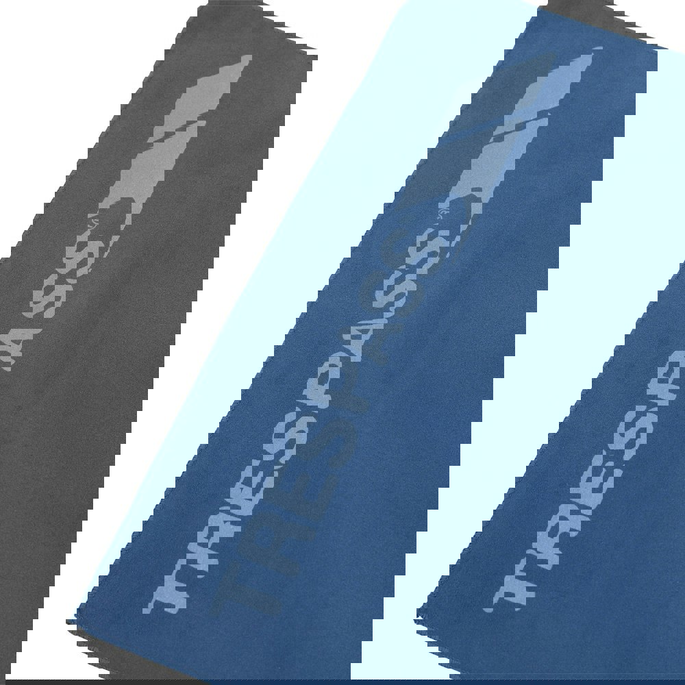 Trespass Soaked Sports Towel - Navy Blue