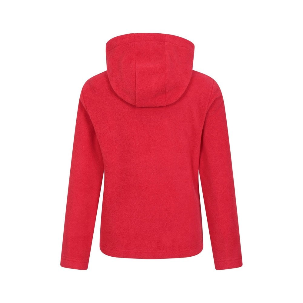 Mountain Warehouse Kids Camber II Fleece Hoodie - Dark Red