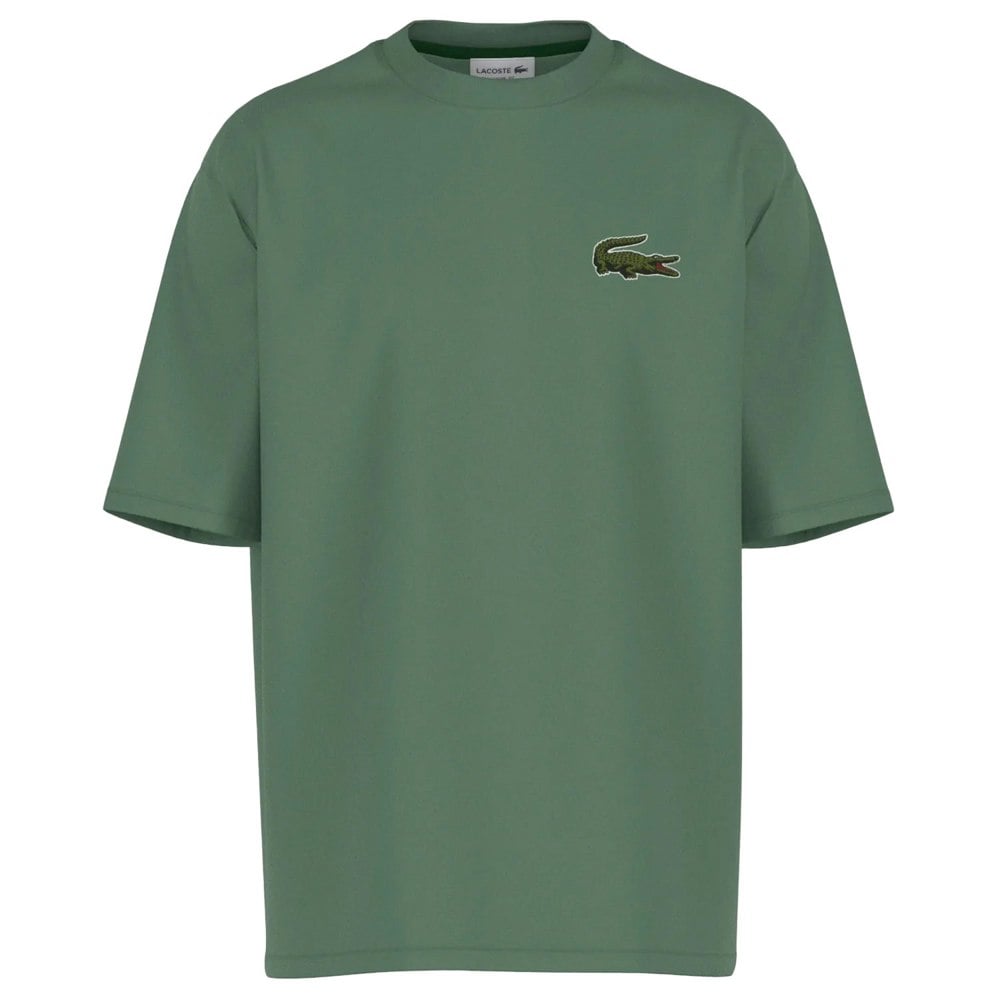 Lacoste Mens Organic Loose T-Shirt - Green