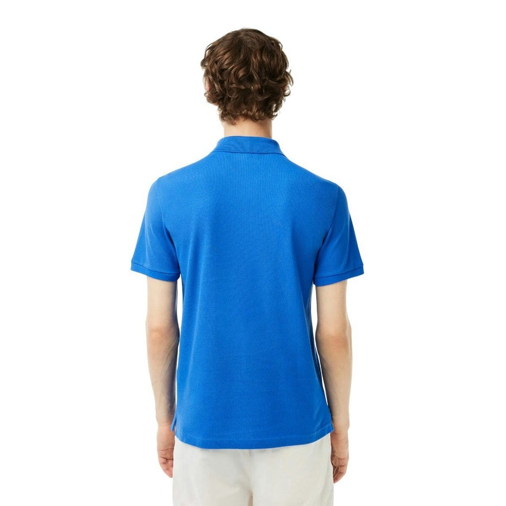 Lacoste Mens L.12.12 Pique Slim Polo Shirt - Blue