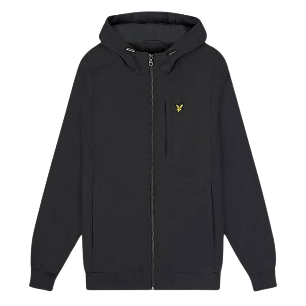 Lyle & Scott Branded Gunmetal Grey Softshell Jacket