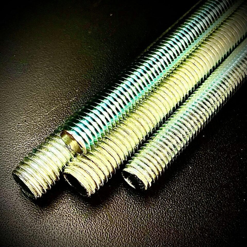 Fixaball Threaded Bar Rod Stud Metric BZP Zinc Mild Steel