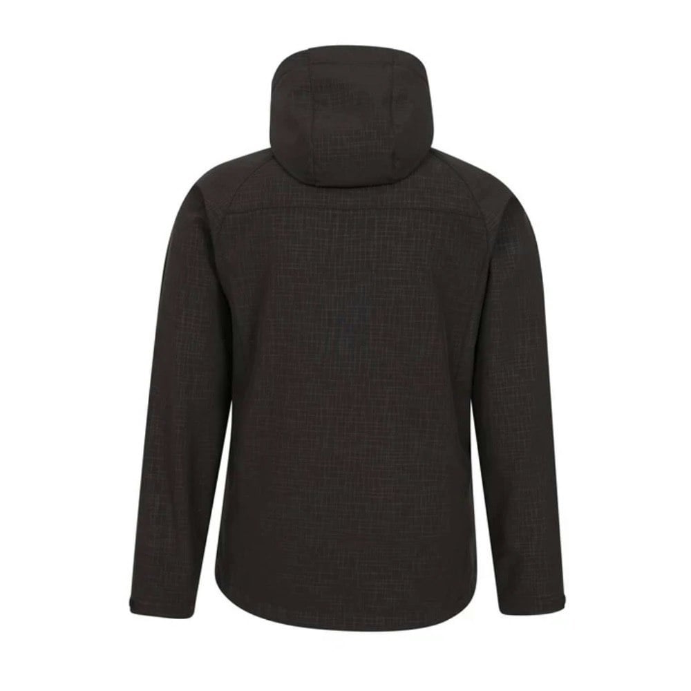 Mountain Warehouse Mens Exodus Showerproof Soft Shell Jacket - Charcoal
