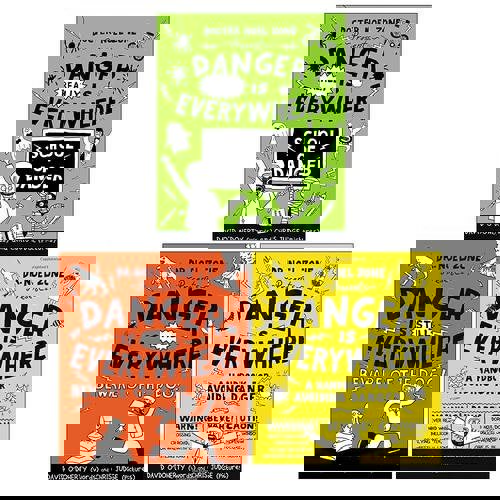 Docter Noel Zone 3 Book Set School Of Danger Beware Of The Dog Danger Is Everywhere